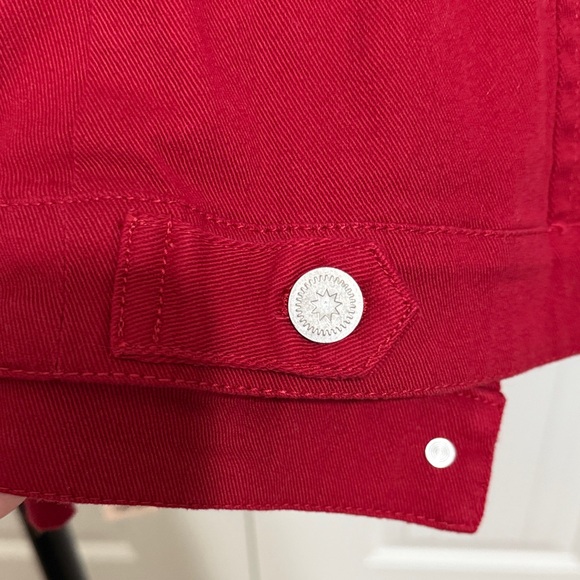 Ami Red Jean Jacket - Picture 7 of 12